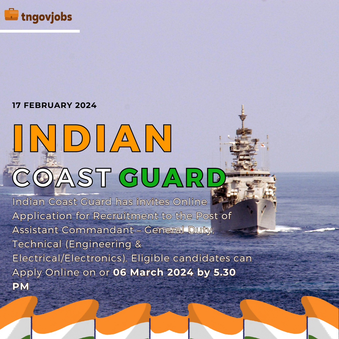Indian Coast Guard Recruitment 2024