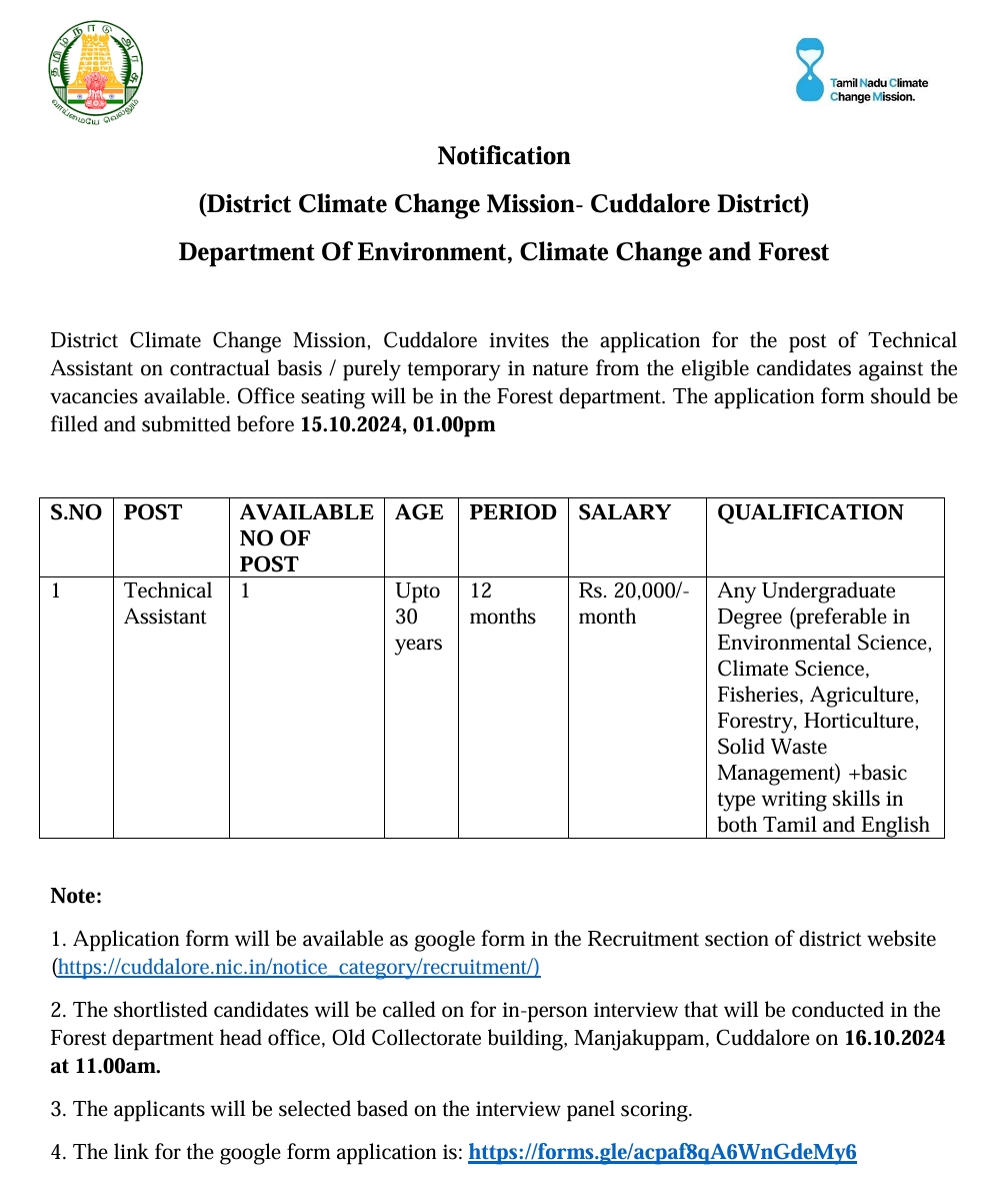 Cuddalore Climate Change Mission