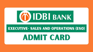 IDBI Admit card