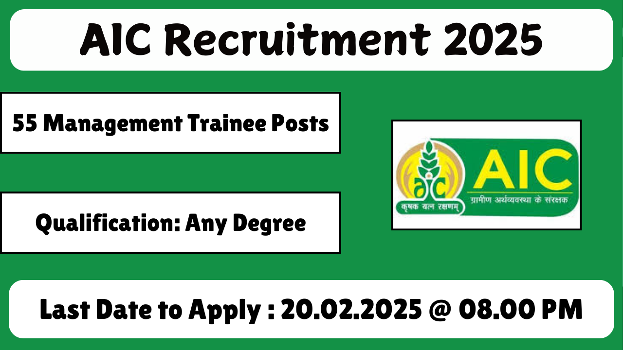 AIC Recruitment 2025