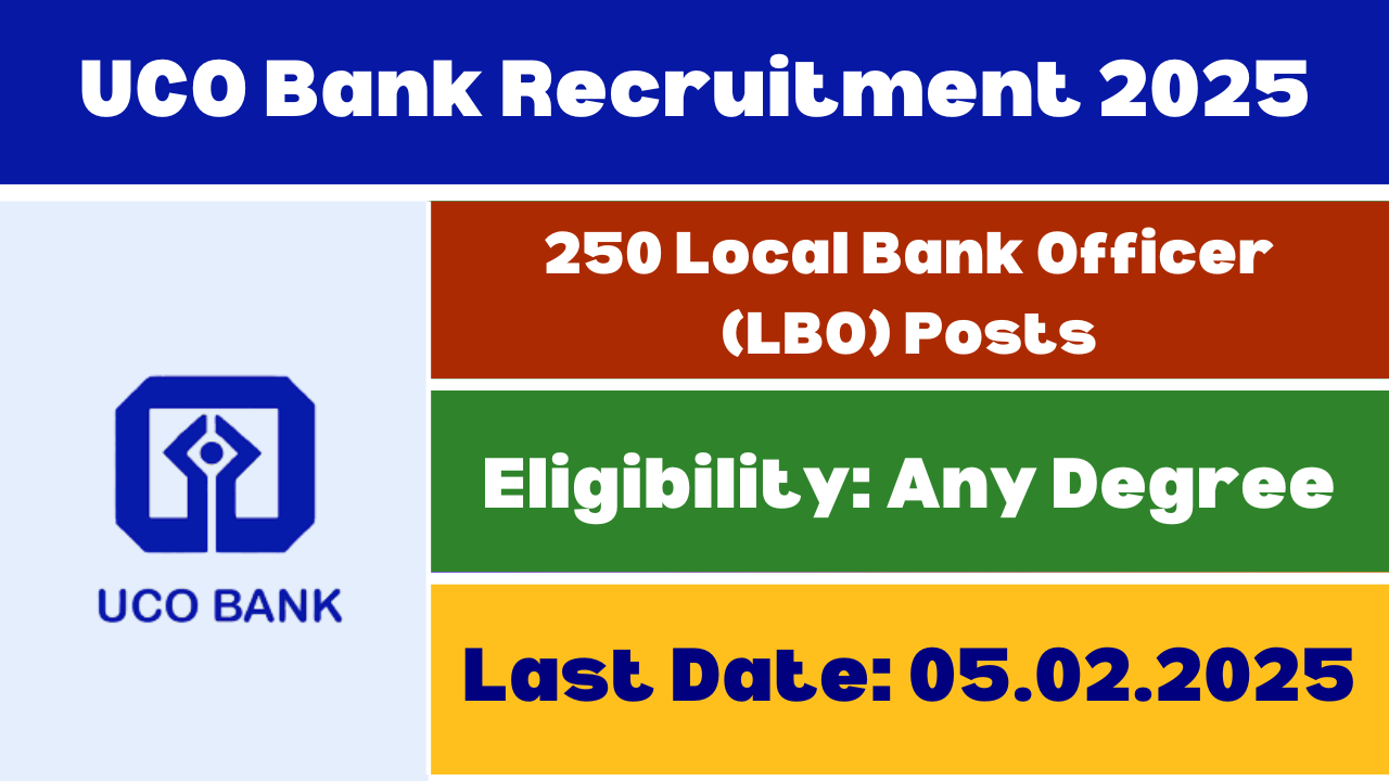 UCO Bank Recruitment 2025