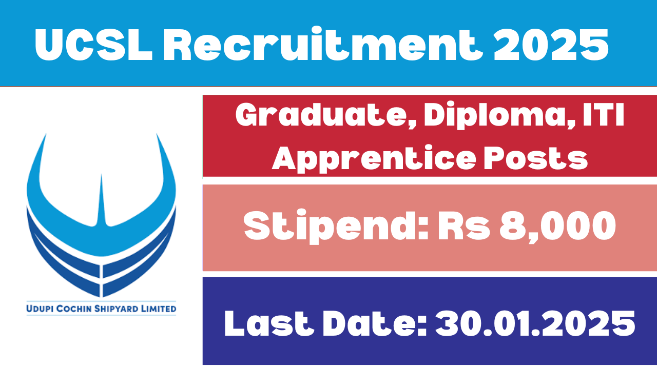 UCSL Recruitment 2025