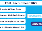 Canara Bank Securities Recruitment 2025 Notification – Deputy Manager and DPRM Trainee Posts