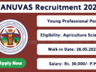 TANUVAS Young Professional Recruitment 2025 – Walk-in Interview at Kancheepuram, Tamil Nadu