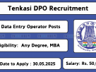 Tenkasi District Panchayat Recruitment 2025 for DRCP Faculty, DEO, Assistant & Trainer Posts