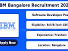 IBM Off-Campus Drive 2025 – Hiring Software Developers in Bangalore for Early Professionals