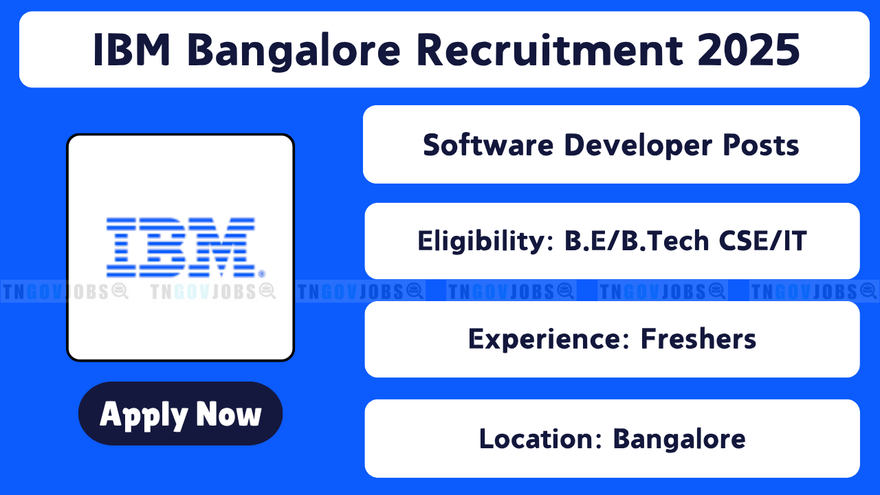 IBM Off-Campus Drive 2025 – Hiring Software Developers in Bangalore for Early Professionals