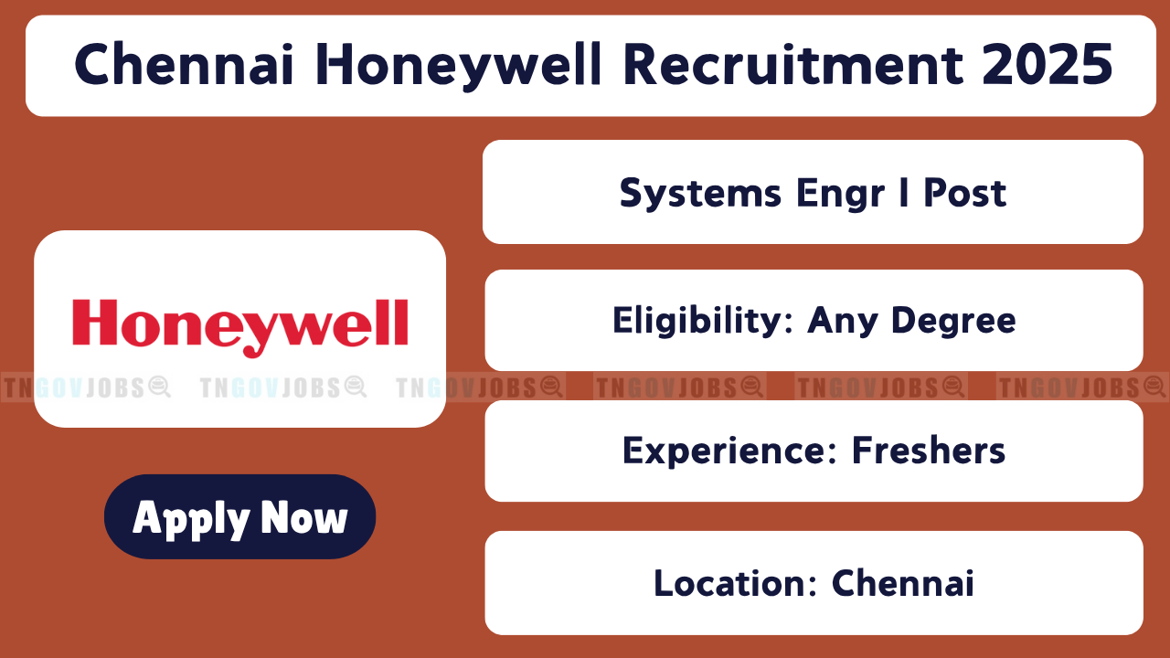 Honeywell Off Campus Drive 2025 – Systems Engineer I Jobs in Chennai
