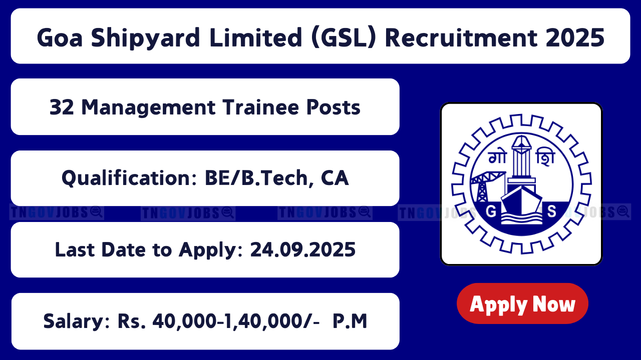 GSL Management Trainee Recruitment Notification 2025