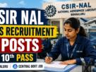 CSIR NAL Recruitment 2026 6 MTS Jobs 10th Pass