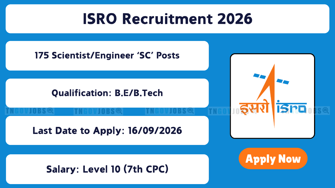 ISRO Engineer Recruitment 2026