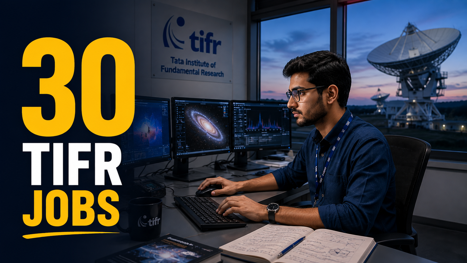 TIFR NCRA Recruitment 2026 for Clerk, Driver, Engineer, Technician and Administrative posts.