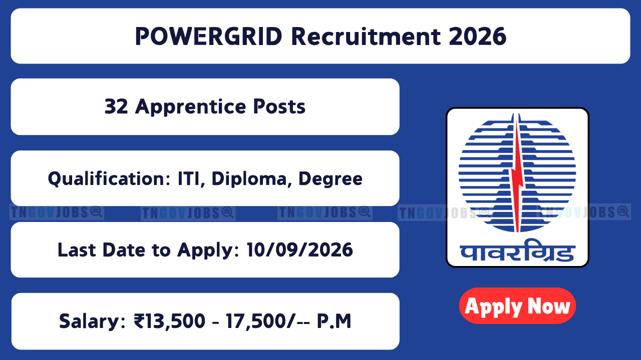 POWERGRID Apprentice Recruitment 2026
