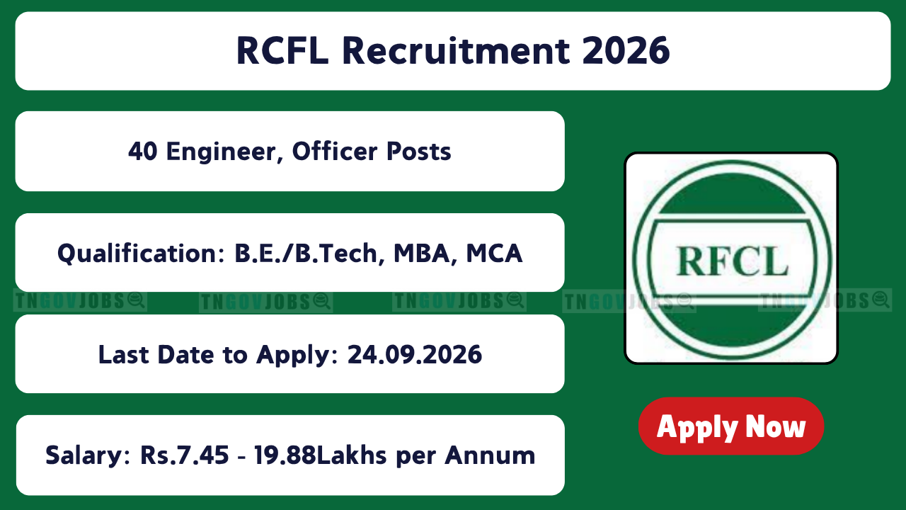 RCFL Engineer Recruitment 2026