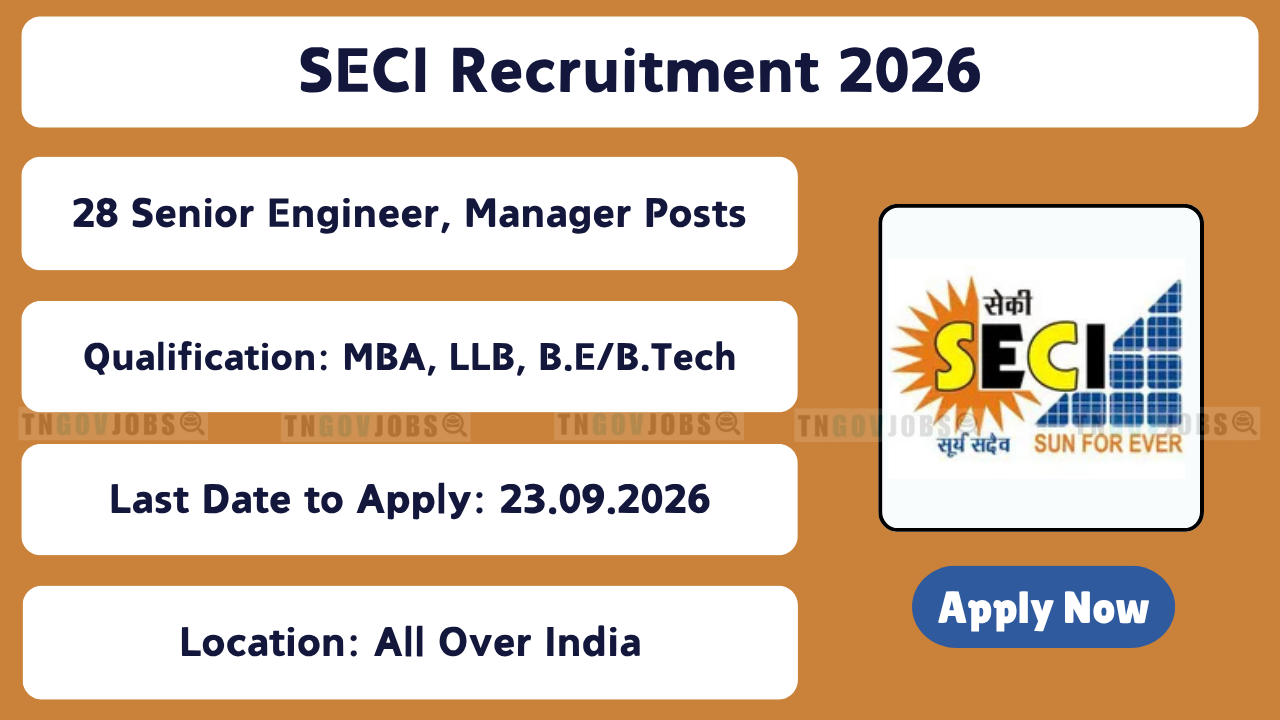 SECI Recruitment 2026