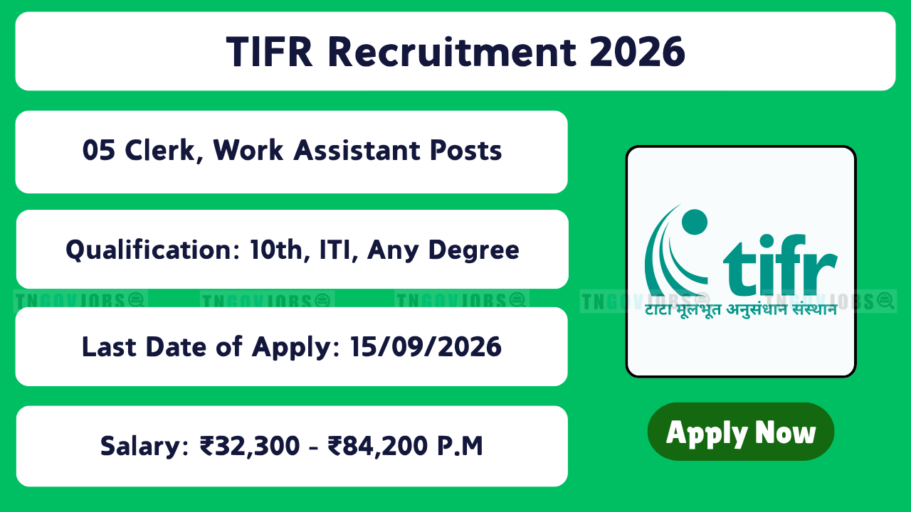 TIFR Recruitment 2026