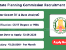TN State Planning Commission Recruitment 2026