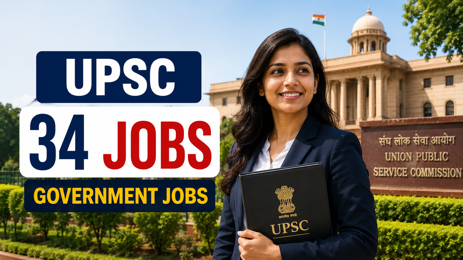 UPSC Recruitment 2026 – 34 Government Jobs including Assistant Executive Engineer, Assistant Director, Research Officer and other posts
