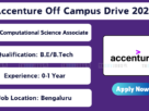 Accenture Off Campus Drive 2026