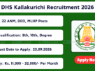 DHS Kallakurichi Recruitment 2026
