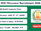 DHS Thiruvarur Recruitment 2026