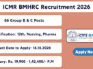 ICMR BMHRC Recruitment 2026