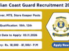 Indian Coast Guard Recruitment 2026