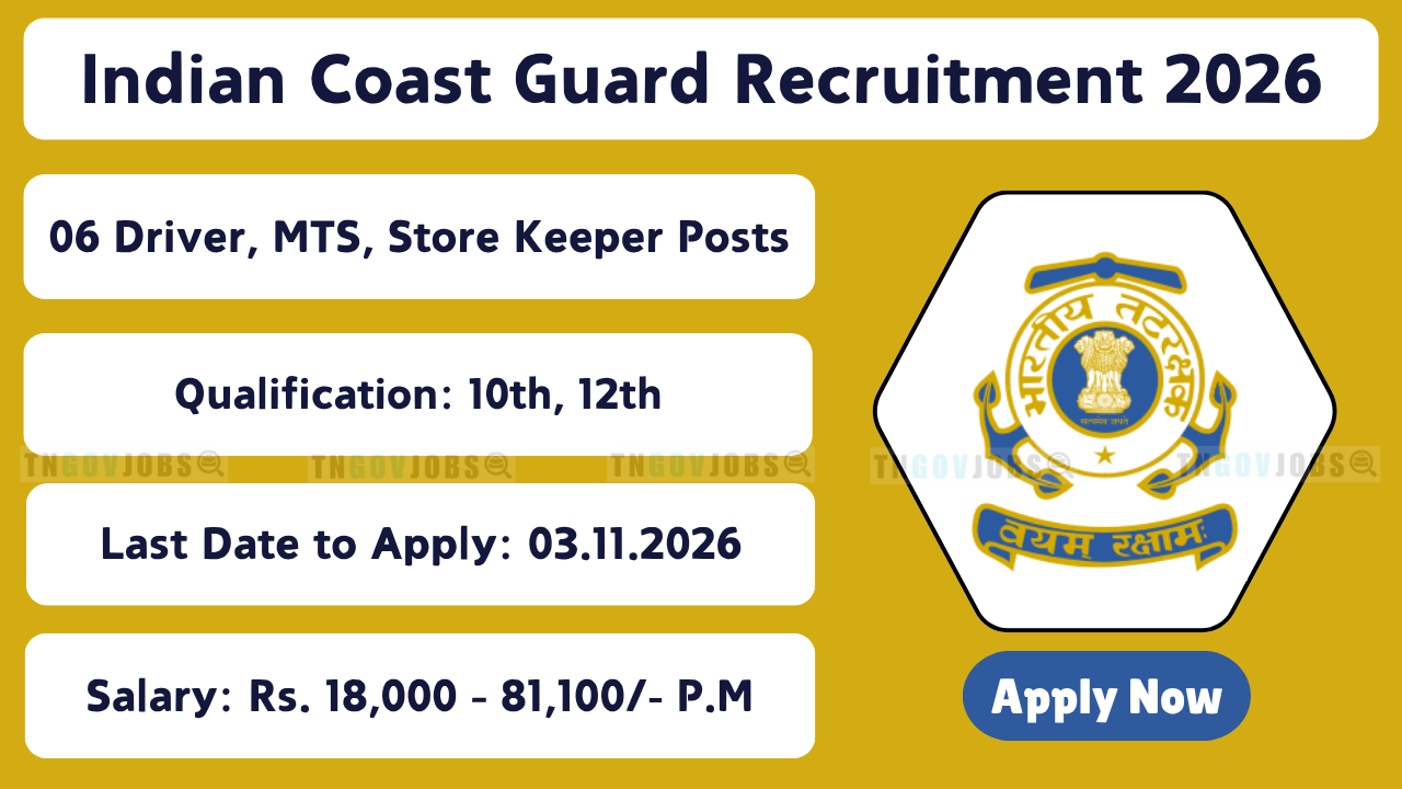 Indian Coast Guard Recruitment 2026