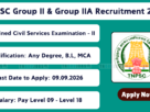 TNPSC Group II & Group IIA Recruitment 2026