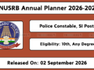 TNUSRB Annual Planner 2026-2027