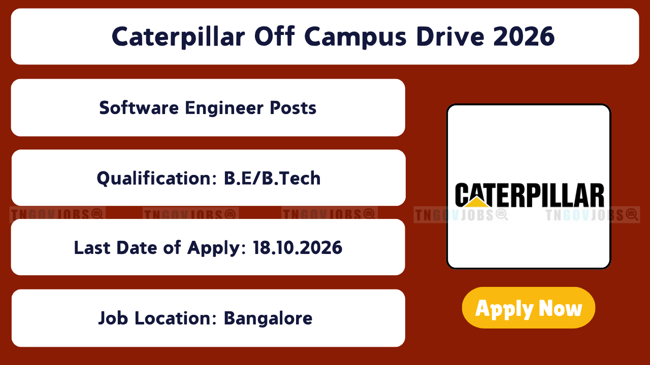 Caterpillar Off Campus Drive 2026