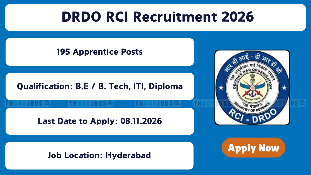 DRDO RCI Recruitment 2026