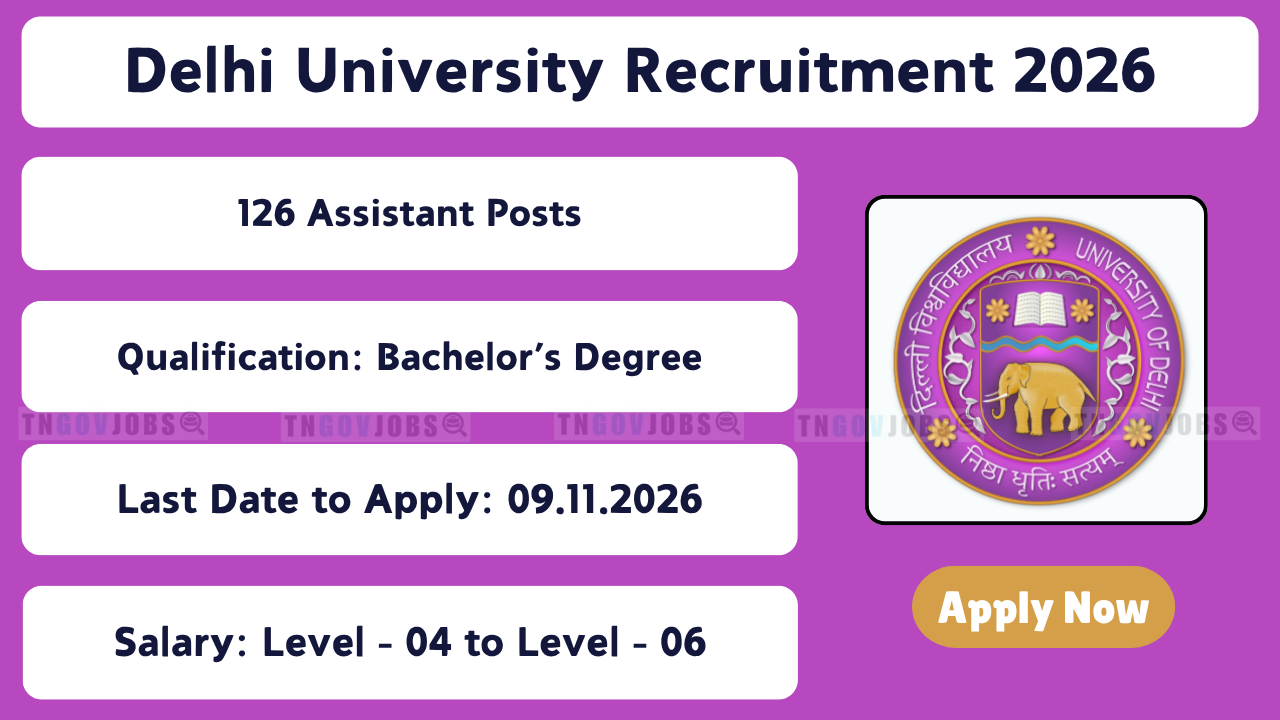Delhi University Recruitment 2026