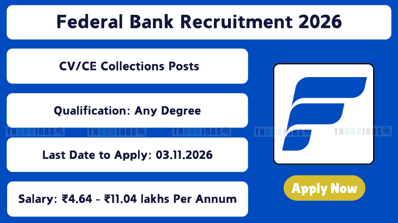 Federal Bank Recruitment 2026