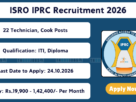 ISRO IPRC Recruitment 2026