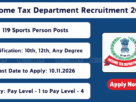Income Tax Department Recruitment 2026