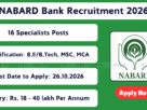 NABARD Bank Recruitment 2026